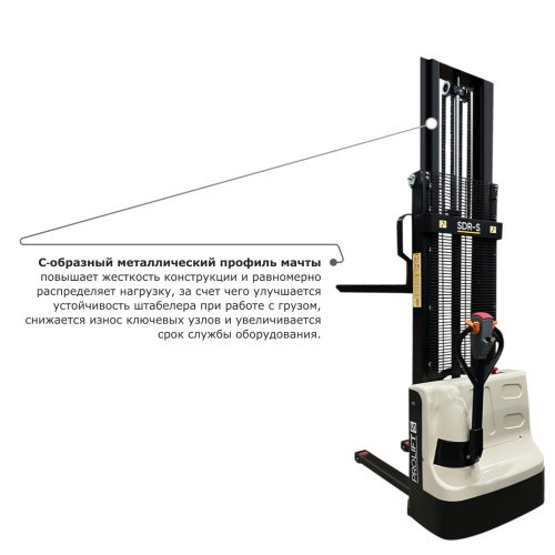 Самоходный электроштабелер PROLIFT M2 SDR 1216-S